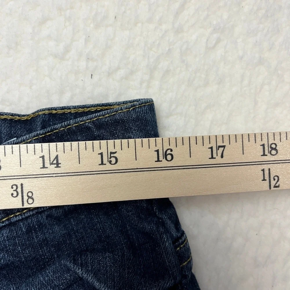Wrangler Boys Blue Denim Jeans Size 16 Husky Bootcut 6BRHWFN Dark Wash‎ Mens